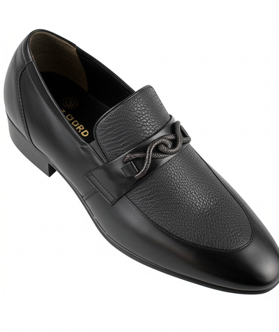 Elite Knot Detail Leather Loafers