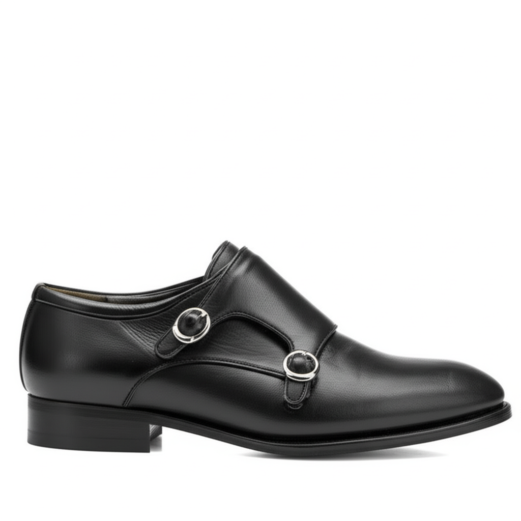 Sophisticated Double Monk Strap Dress Shoes