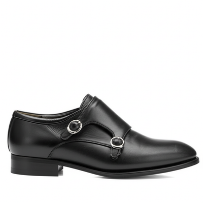 Sophisticated Double Monk Strap Dress Shoes