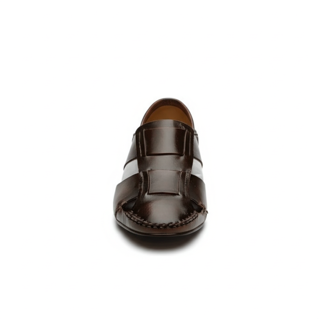Artisan Woven Leather Sandals
