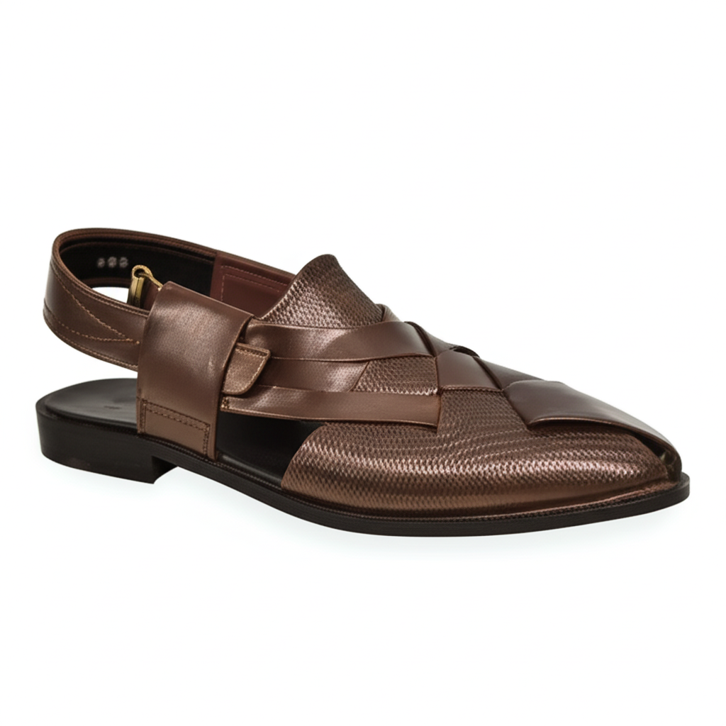 Woven Leather Sandal: Timeless Craftsmanship