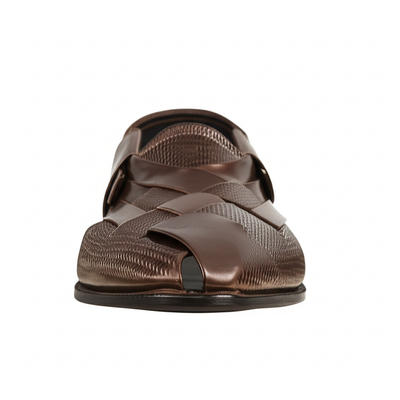 Woven Leather Sandal: Timeless Craftsmanship