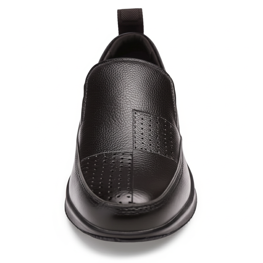 Urban Comfort: Men's Perforated Slip-On Loafers