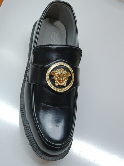 Statement Style: Lion Medallion Loafers