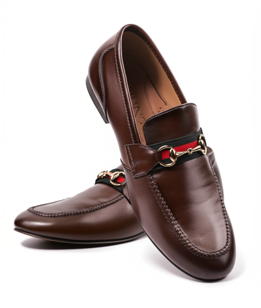 Exquisite Leather Horsebit Loafers