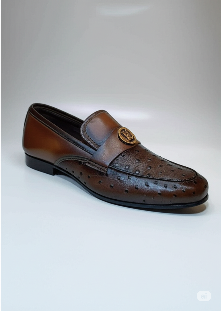 Distinctive Comfort: Men's Perforated Loafers