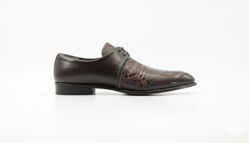 Exquisite Two-Tone Leather Oxford Dress Shoes