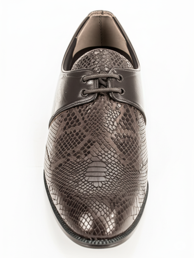 Exquisite Two-Tone Leather Oxford Dress Shoes