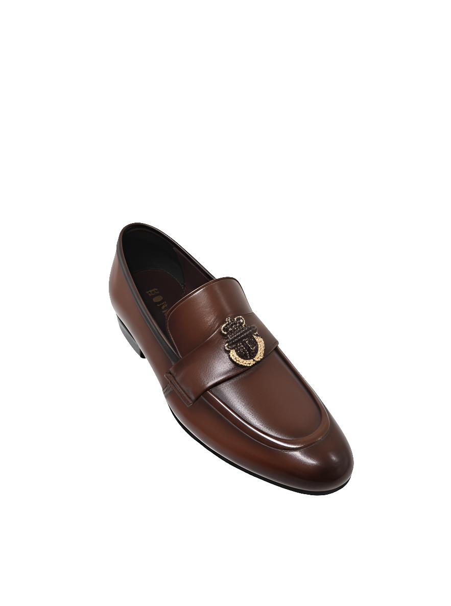 Regal Crest Loafers: Men's Formal Slip-Ons