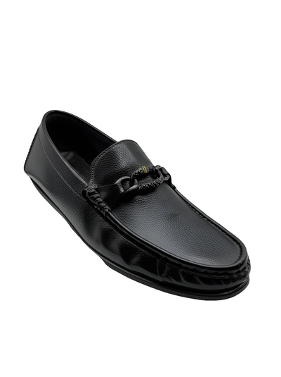 Premium Leather Chain Loafers