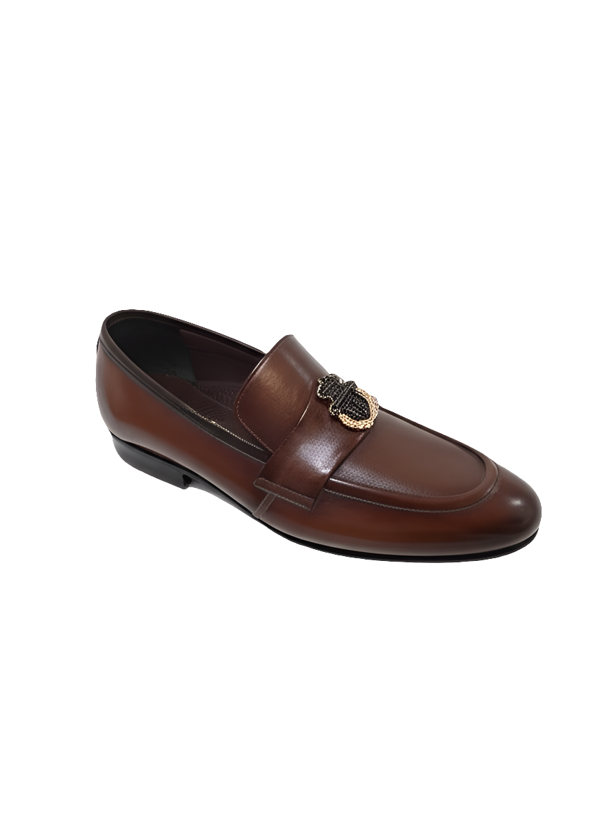 Regal Crest Loafers: Men's Formal Slip-Ons