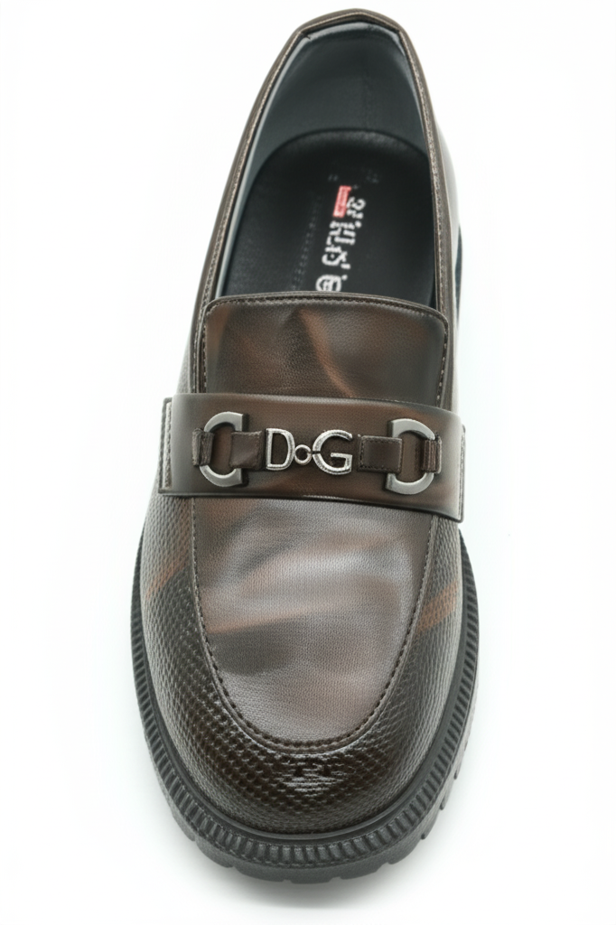 Elite Collection: Men's Metal Buckle Loafers