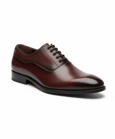 Rich Tan Cap-Toe Oxford Shoes