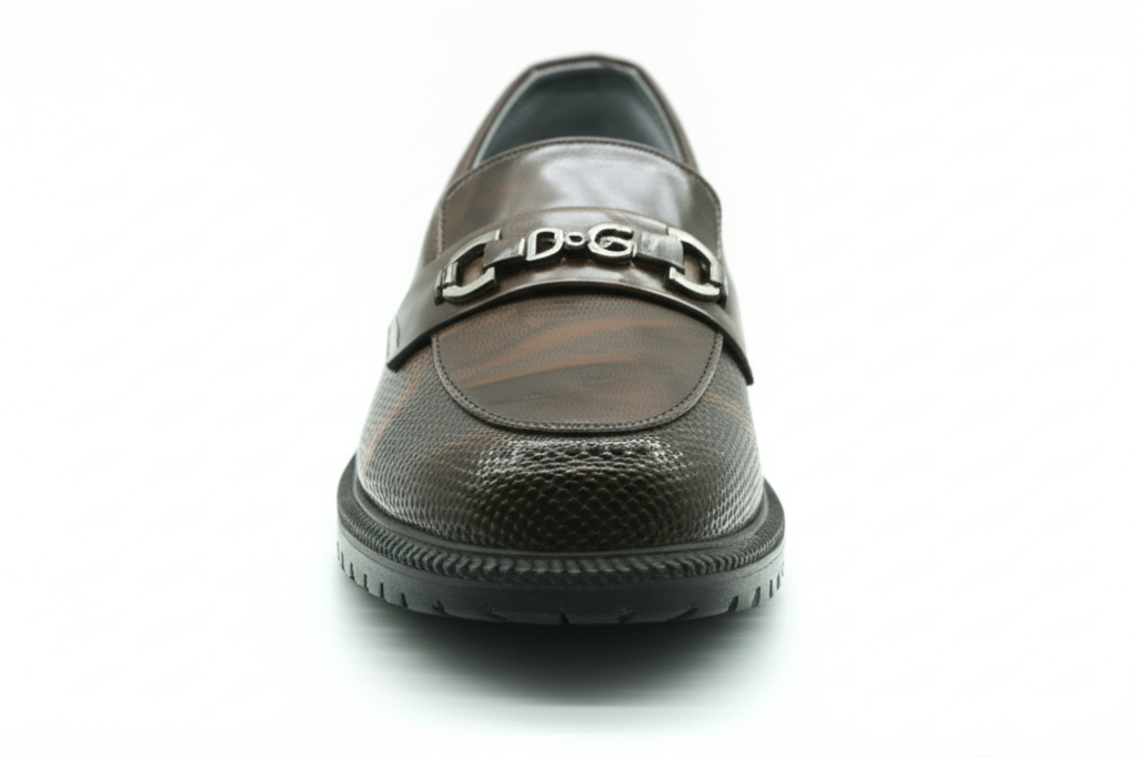 Elite Collection: Men's Metal Buckle Loafers