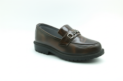 Elite Collection: Men's Metal Buckle Loafers
