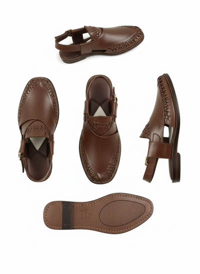 Men's Premium Braided Leather Sandal