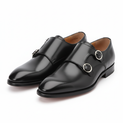 Sophisticated Double Monk Strap Dress Shoes