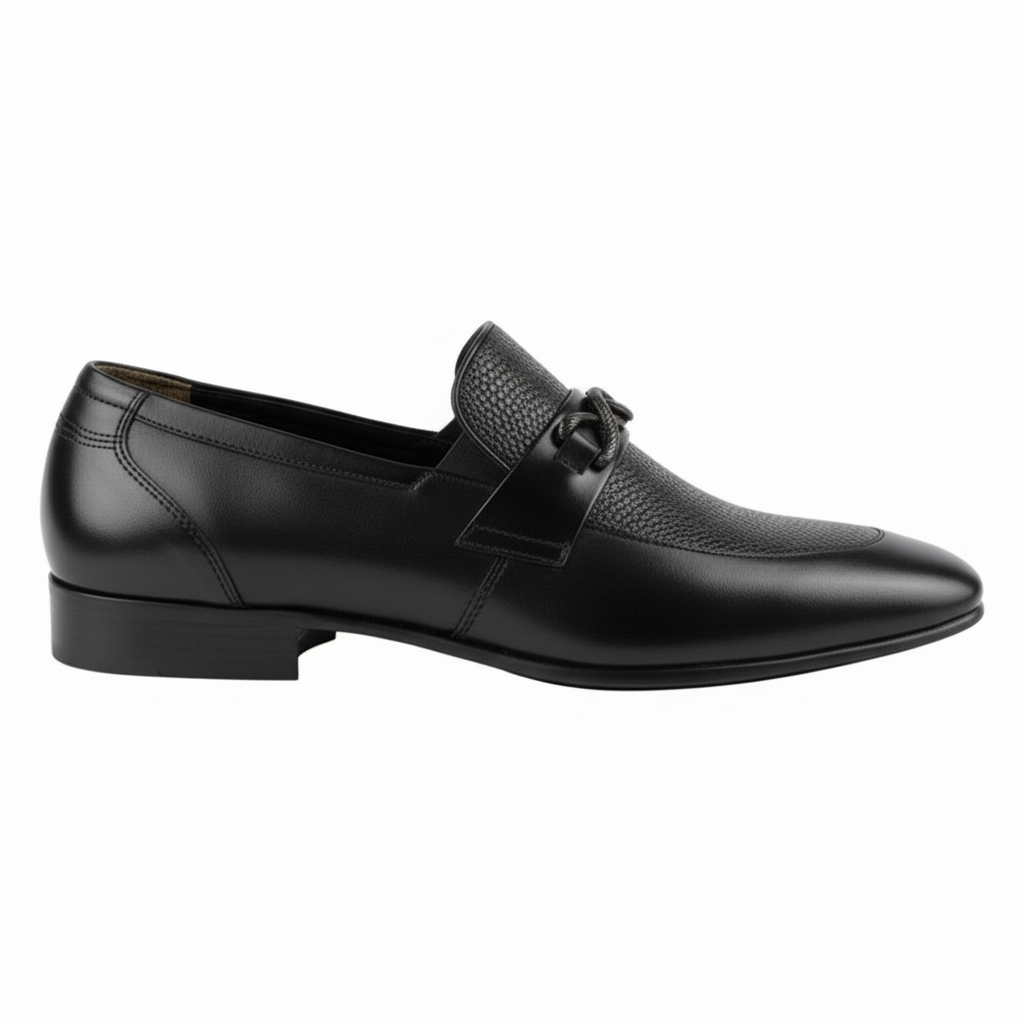 Elite Knot Detail Leather Loafers