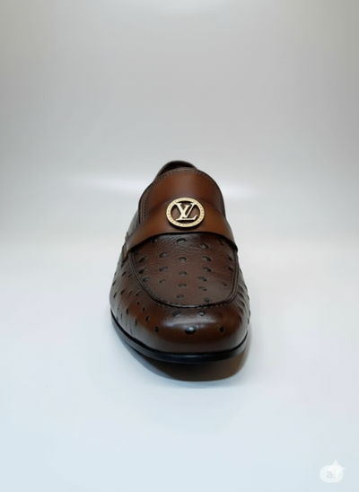 Distinctive Comfort: Men's Perforated Loafers