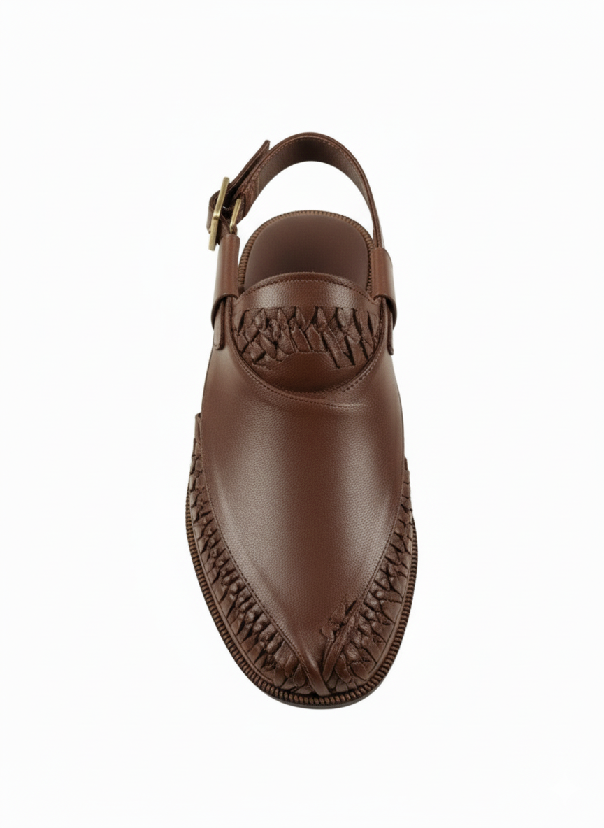 Men's Premium Braided Leather Sandal