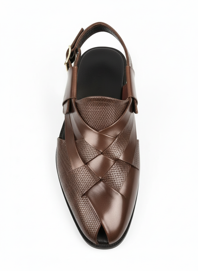 Woven Leather Sandal: Timeless Craftsmanship